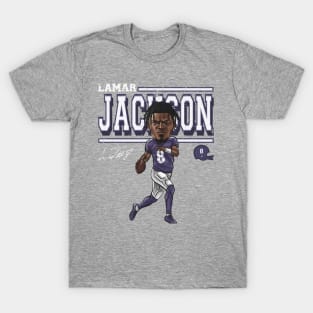 Lamar Baltimore Cartoon T-Shirt